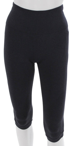 Lululemon Womens Black Capri Leggings Pants Polyester Blend Size 4