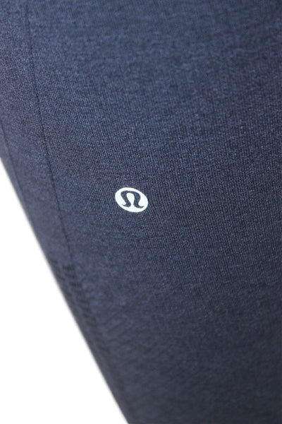 Lululemon Womens Black Capri Leggings Pants Polyester Blend Size 4