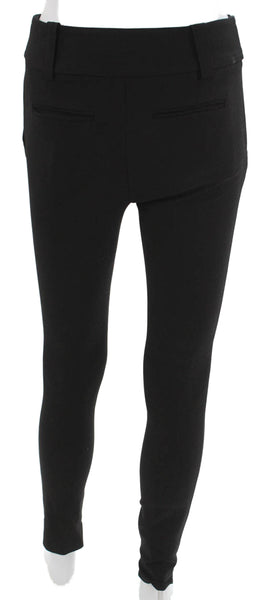 Khaite Womens Ankle Black Viscose Pants Zip Inseam 30 Size 2