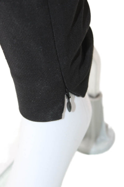 Khaite Womens Ankle Black Viscose Pants Zip Inseam 30 Size 2