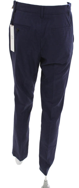 Uniqlo Women Dress Pants Blue Wool Button Size 0