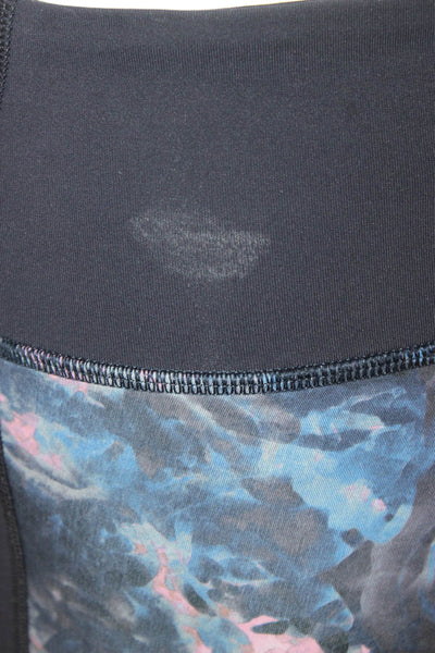 Lululemon Womens Capri Leggings Multicolor Floral Polyester Size 4