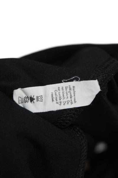 G. Womens Ankle Leggings Black Colorblock Polyamide Size XS