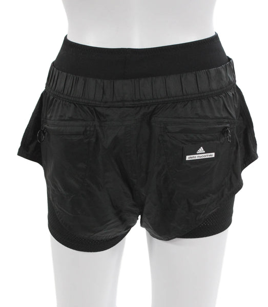 Adidas by Stella McCartney Womens Athletic Black Shorts Size XS