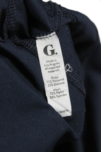 G. Womens Ankle Leggings Blue Polyamid Pull On Size XS