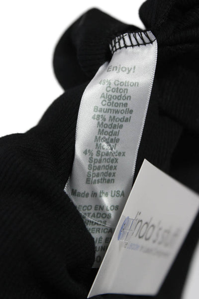 Michael Stars Women Bodycon Halter Dress Black Tie Mini Size XS