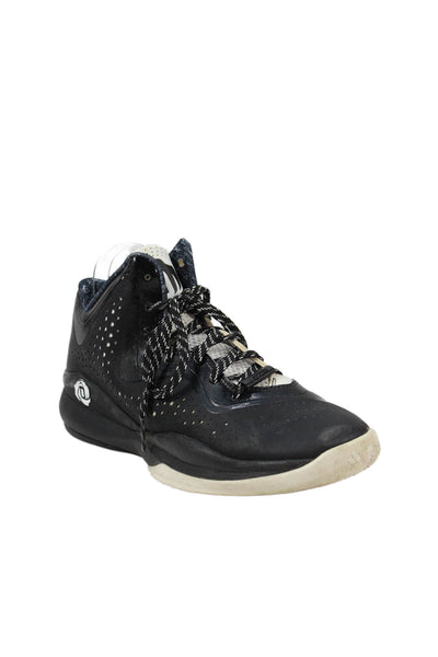 Adidas Mens Two-Toned High Top Derrick Rose Signature Sneakers Black Size 9