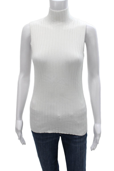 525 America Womens Basic Sleeveless Mock Neck Rayon Tank Size XS
