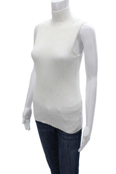 525 America Womens Basic Sleeveless Mock Neck Rayon Tank Size XS