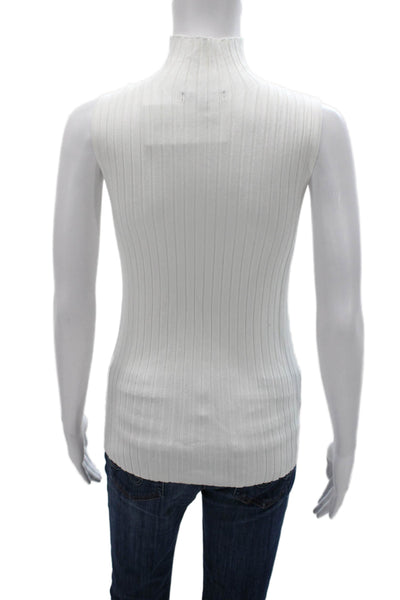 525 America Womens Basic Sleeveless Mock Neck Rayon Tank Size XS