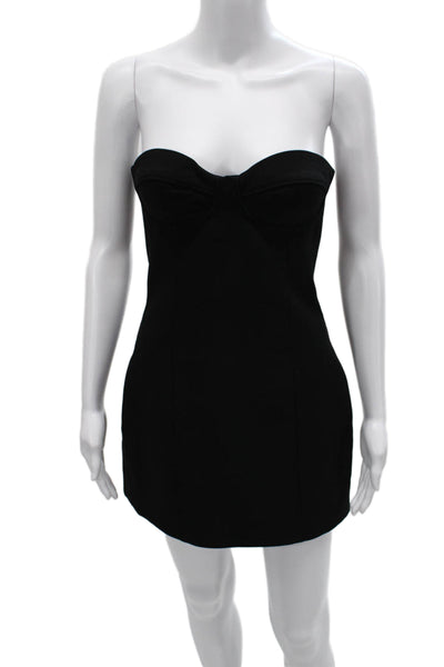 Shona Joy Women Bodycon Black Sweetheart Sleeveless Short Dress Polyester Size 2