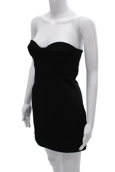 Shona Joy Women Bodycon Black Sweetheart Sleeveless Short Dress Polyester Size 2