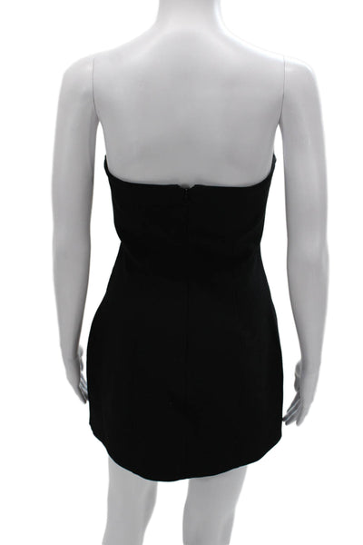 Shona Joy Women Bodycon Black Sweetheart Sleeveless Short Dress Polyester Size 2