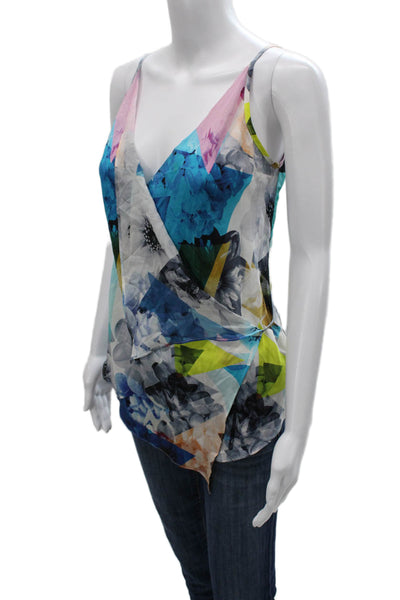 Amanda Uprichard Women Silk Floral Camisole Petite Size XS