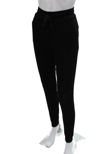 Z Supply Womens Jogger Pants Black Rayon Drawstring Size S