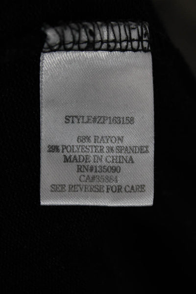 Z Supply Womens Jogger Pants Black Rayon Drawstring Size S