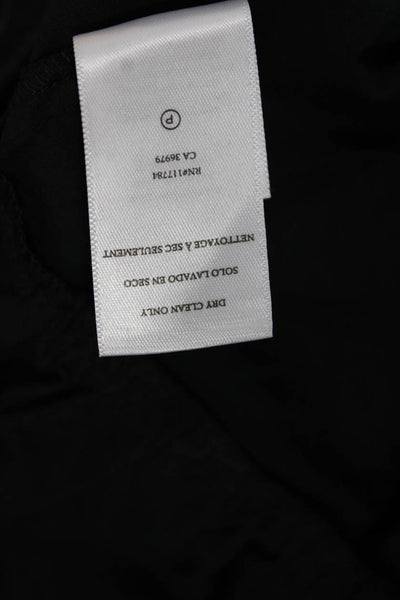 Rails Womens Black Organic Cotton Square Neck Sundress Sleeveless Petite Size S