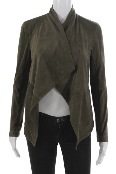 BB Dakota Women Basic Jacket Green Long Sleeve Size XS