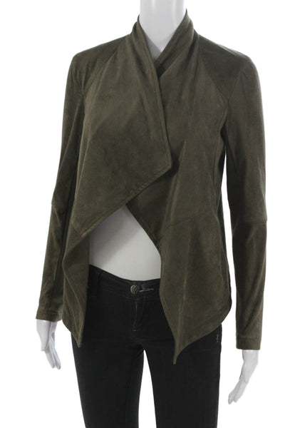 BB Dakota Women Basic Jacket Green Long Sleeve Size XS