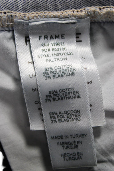 Frame Womens Skinny Mid Rise Blue Jeans Size 25