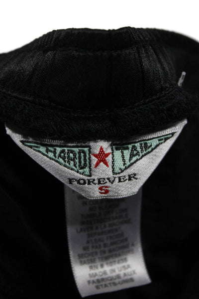 Hard Tail Womens Jogger Pants Black Cupra Drawstring Inseam 26 Size S