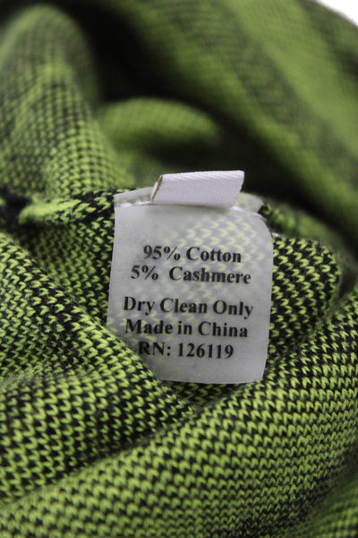 Victor Glemaud Womens Maxi Halter Green Animal Print Dress Size L