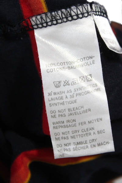Paul Smith Mens Striped Blue Cotton Crew Neck Short Sleeve T-Shirt Size L