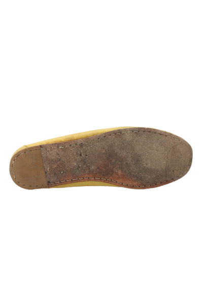 A.P.C. Womens Leather Slide On Casual Loafers Yellow Size 38 8