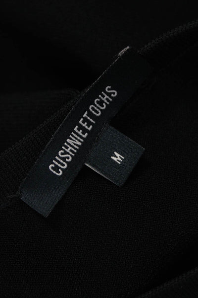 Cushnie Et Ochs Womens One Shoulder Viscose Tank Black Basic Size M