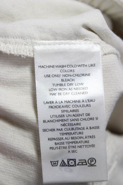 We The Free Women Beige Cotton Capri Pants Size S