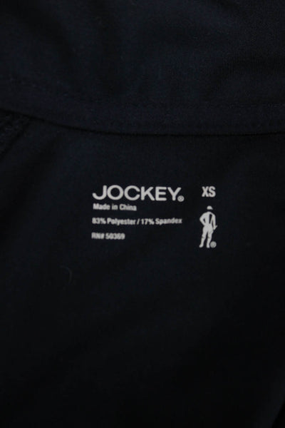 Jockey Women Track Jacket Blue Zip Long Sleeve Size XS