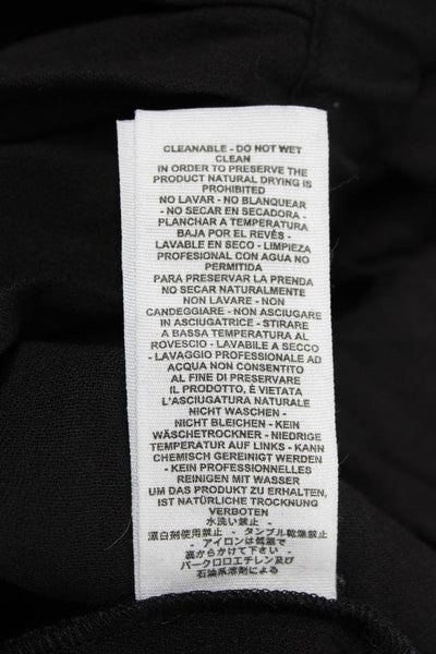 Bonpoint Girls Elastic Waistband Pleated Knee Length A Line Skirt Black Size 10