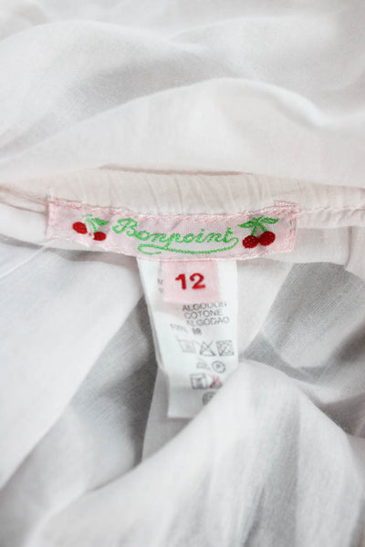 Bonpoint Girls Elastic Waistband Cotton Bottoms Pink Size 12 Months