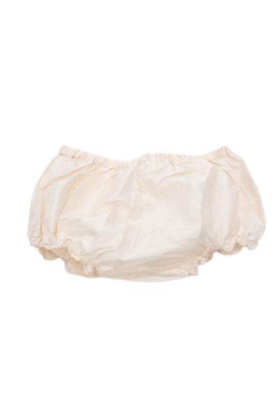Bonpoint Girls Elastic WAistband Silk Bottoms Beige Size 6 Months
