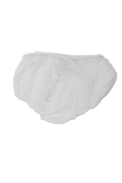 Bonpoint Girls Elastic Waistband Linen Bottoms White Size 18 Months