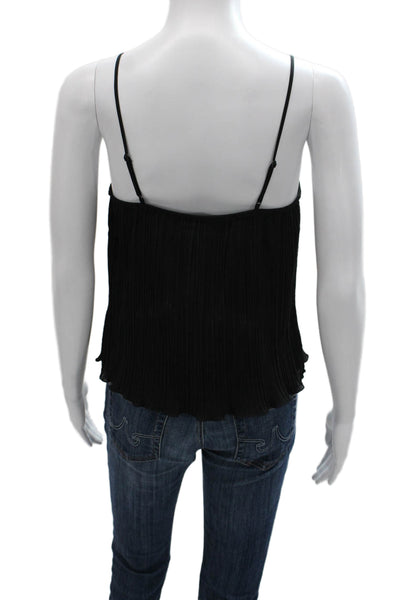 Madewell Women Black Camisole Square Neck Polyester Sleeveless Size XS