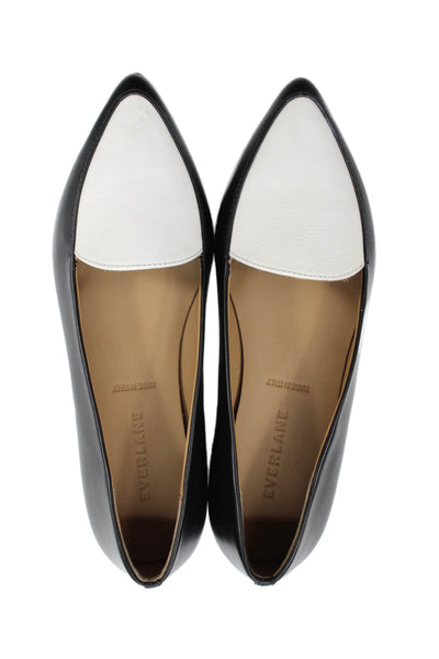Everlane Women's Pointed Toe Colorblock Slip-On Flat Shoes Size 5