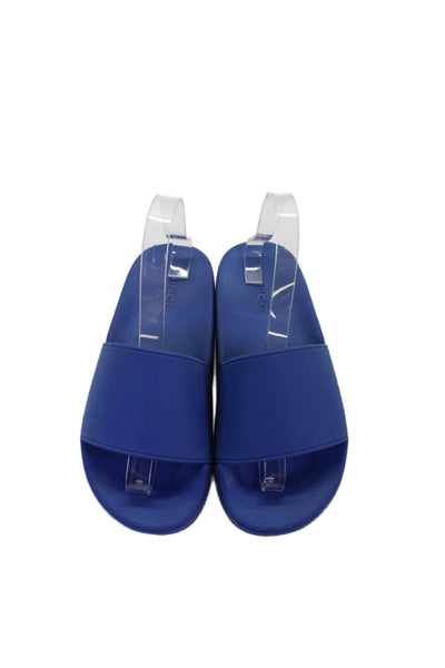 Vince Womens West Coast Slide On Pool Sandals Blue Size 7 Medium