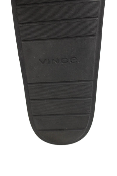 Vince Womens West Coast Slide On Pool Sandals Black Size 7 Medium