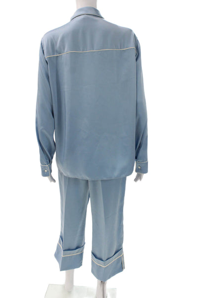 SAM. Womens Anorak Jacket Silver Polyester Zip Long Sleeve Size S