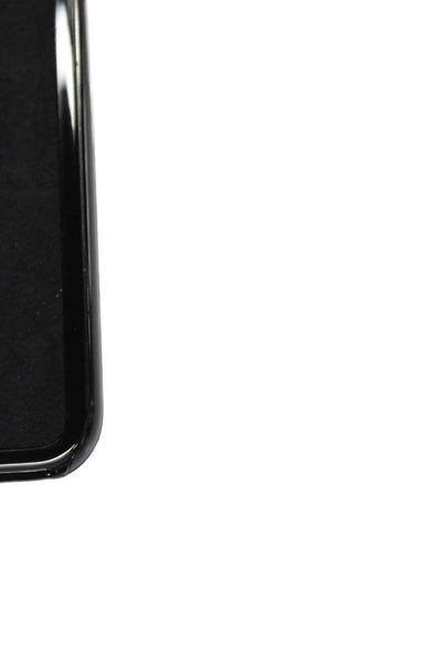 Tardini Unisex Adults Blue Genuine American Alligator Jeweled iPhone Case Black