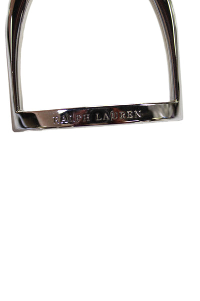 Ralph Lauren Unisex Adults Animal Print Desk + Paper Holder Silver Black