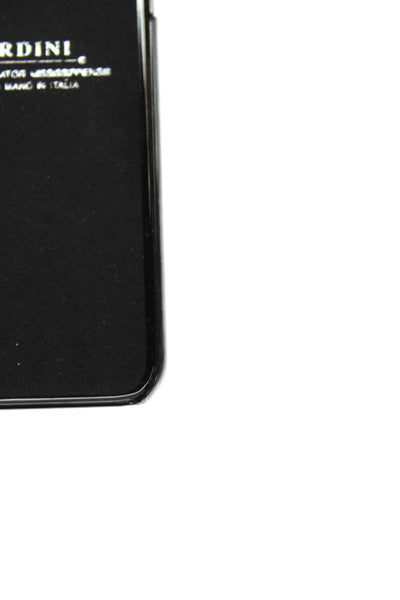 Tardini Unisex Adults Black Genuine American Alligator Jeweled iPhone Case Black