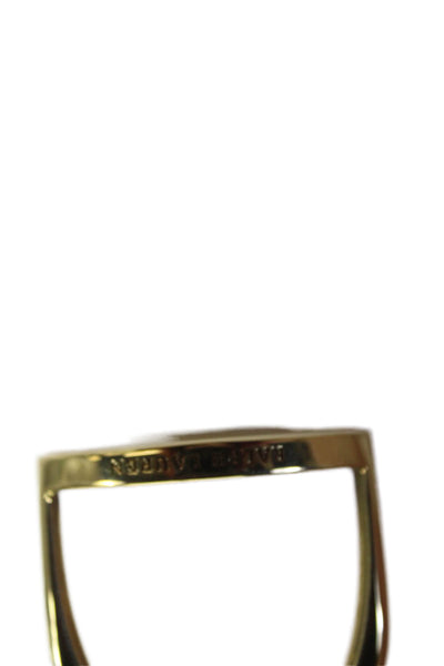 Ralph Lauren Unisex Adults Animal Print Desk + Paper Holder Gold Black