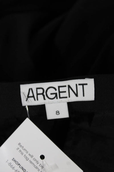 Argent Women Dress Pants Blue Wool Zip Size 8