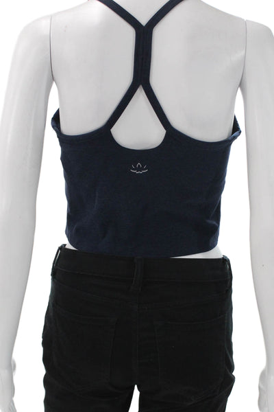Beyond Yoga Womens Pullover Sports Bra Navy Blue Size Large