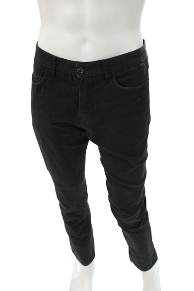 Buck Mason Mens Chino Pants Black Cotton Button Size 30