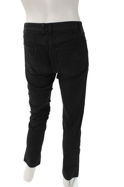 Buck Mason Mens Chino Pants Black Cotton Button Size 30