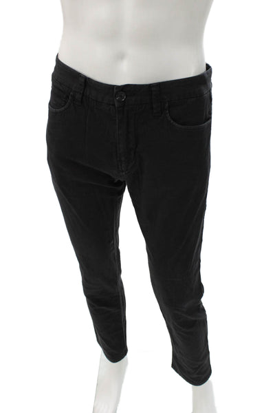 Buck Mason Mens Skinny Jeans Black Cotton Blend Size 30