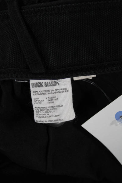 Buck Mason Mens Skinny Jeans Black Cotton Blend Size 30
